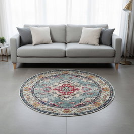 Conceptum Alfombra Turquesa 120 x 120 cm